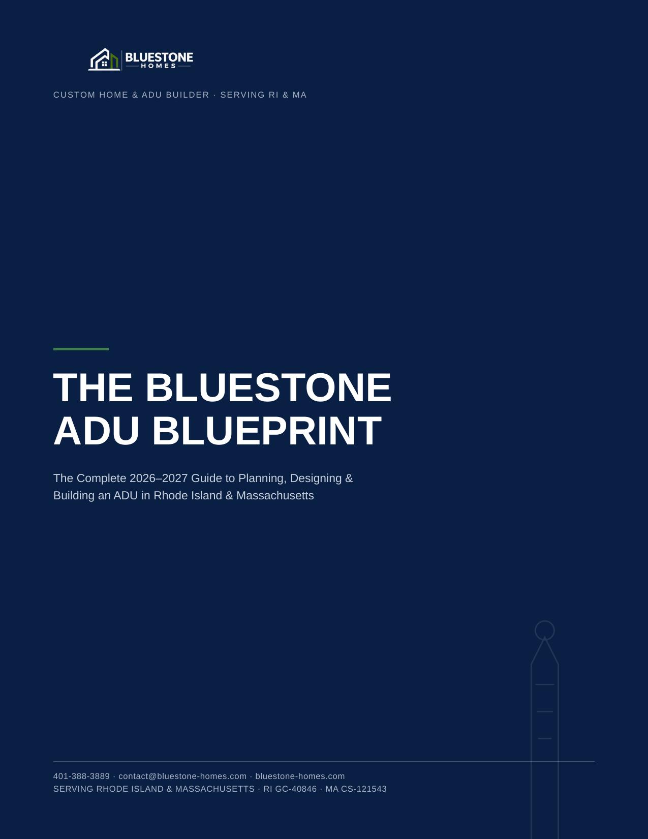 Page 1 of The Bluestone ADU Blueprint