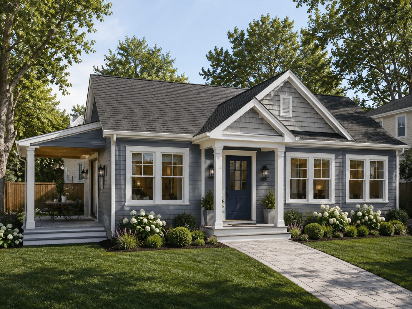 New England Traditional exterior concept for The East Greenwich