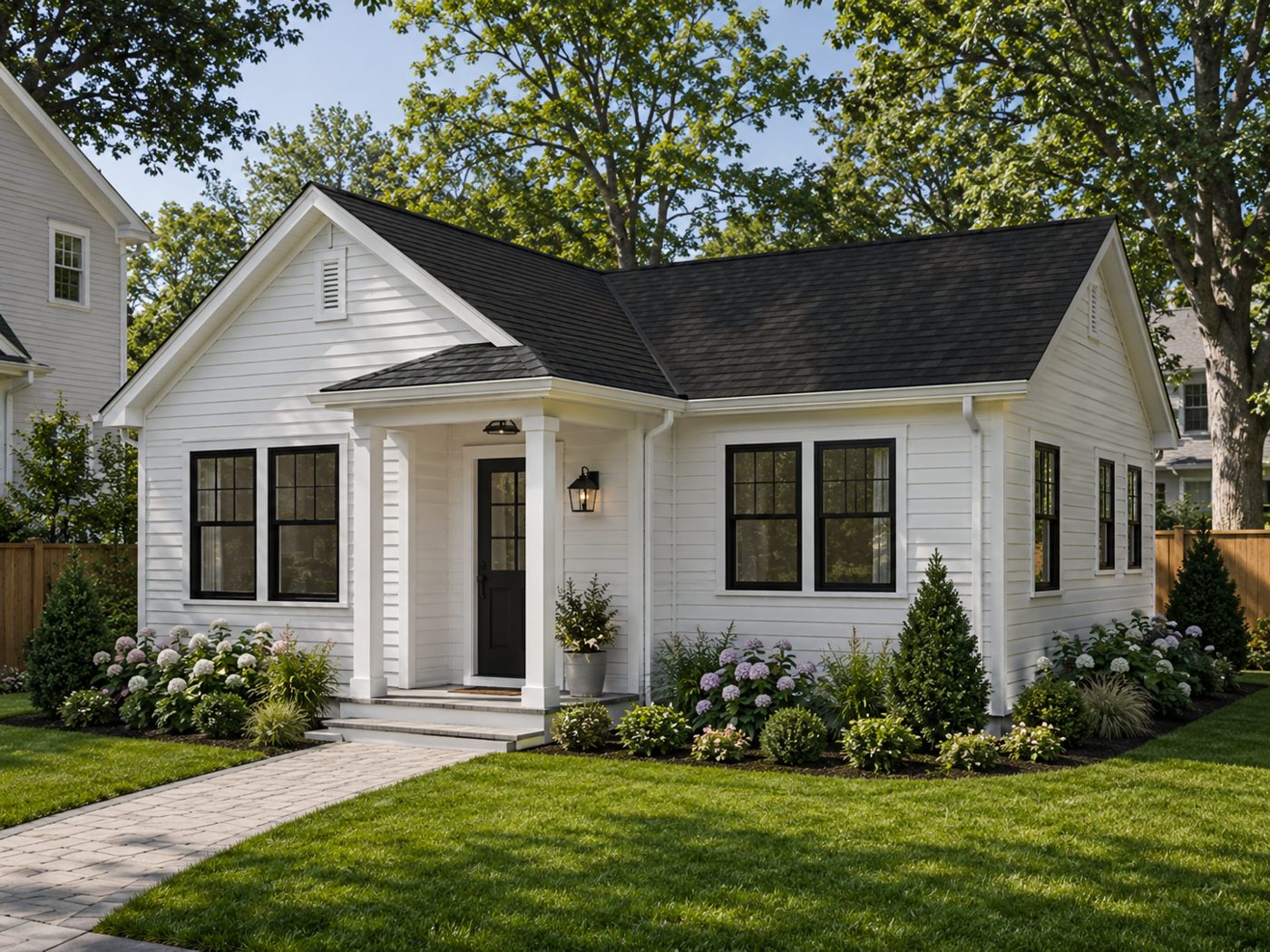 Modern Farmhouse exterior concept for The Newport
